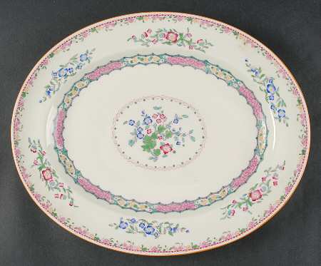 Morella Pink 14" Oval Serving Platter