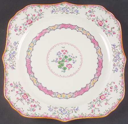 Morella Pink 12" Square Chop Plate