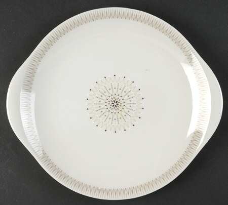 Morning Star Handled Cake Plate