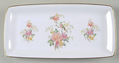 Mystic Dawn Pink Large Sandwich Tray