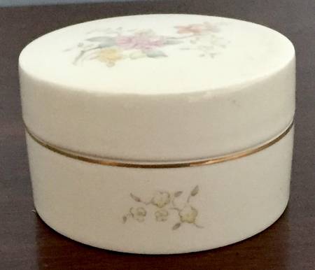 Mystic Dawn Pink Round Box & Lid