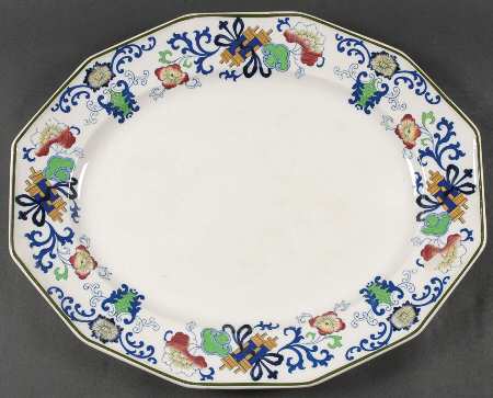 Nankin 18" Oval Serving Platter