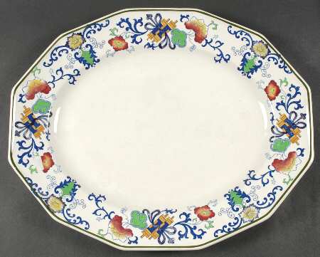 Nankin 16" Oval Serving Platter