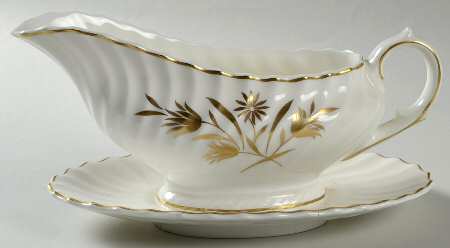 Napier Gravy Boat with Attached Underplate