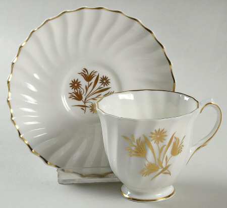 Napier Footed Demitasse Cup & Saucer Set