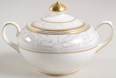 Naples (Gold Trim) Sugar Bowl & Lid