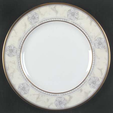 Naples (Gold Trim) Accent Luncheon Plate