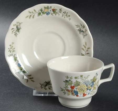 New Hampshire Flat Cup & Saucer Set