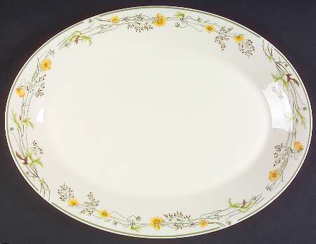 Nicole 13" Oval Serving Platter