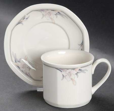 Nimbus Flat Demitasse Cup & Saucer Set