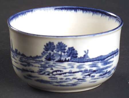 Norfolk Blue (D6294, Scalloped) Mini Open Sugar Bowl
