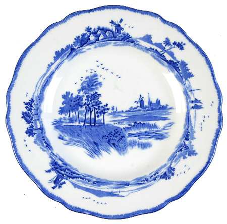 Norfolk Blue (D6294, Scalloped) Bread & Butter Plate
