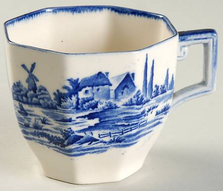 Norfolk Blue (Multisided) Flat Cup