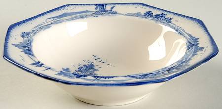 Norfolk Blue (Multisided) Coupe Cereal Bowl