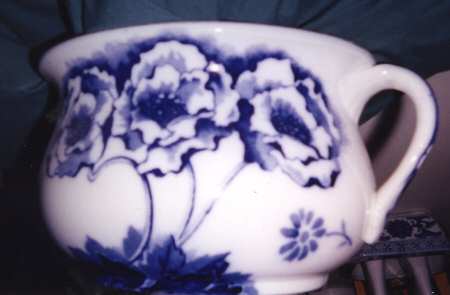 Norbury (Flow Blue) Open Chamber Pot