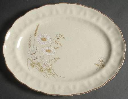 Norfolk 13" Oval Serving Platter