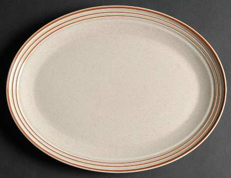 Nutmeg 13" Oval Serving Platter