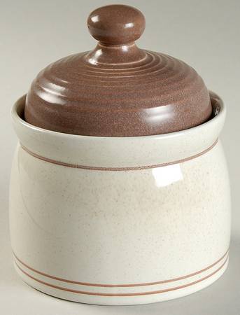 Nutmeg Sugar Bowl & Lid