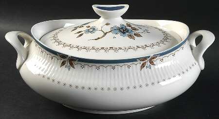 Old Colony Oval Covered Vegetable by Royal Doulton