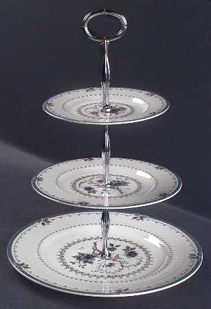 Old Colony 13 7/8"-14 1/4" 3-Tiered Serving Tray(DP,SP,BB) HC