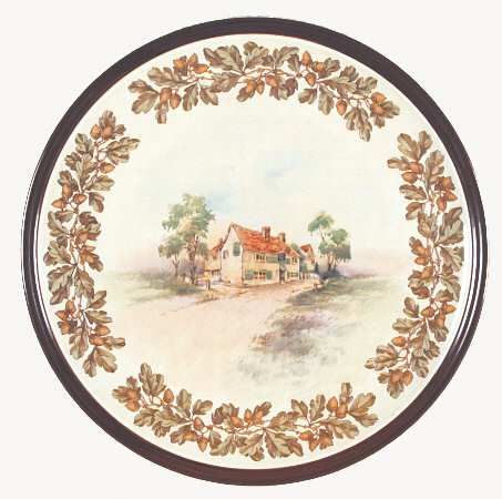 Old English Inns Plate Wall