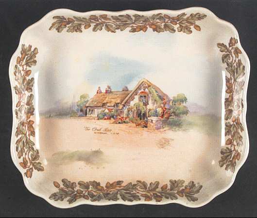 Old English Inns 9" Rectangular Vegetable Bowl