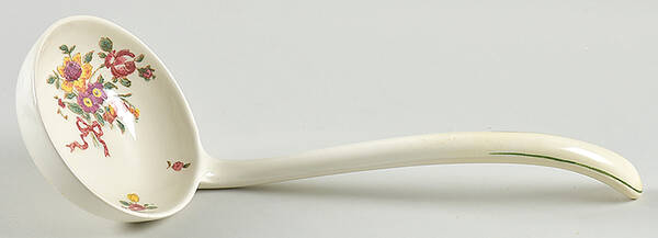 Old Leeds Spray Tureen Ladle