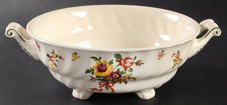 Old Leeds Spray Round Vegetable No Lid