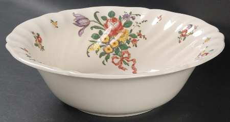 Old Leeds Spray 9" Round Vegetable Bowl