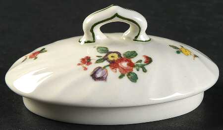 Old Leeds Spray Lid for Sugar Bowl