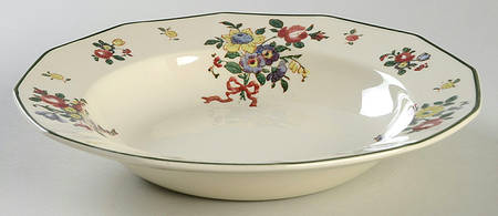 Old Leeds Spray Rim Soup Bowl