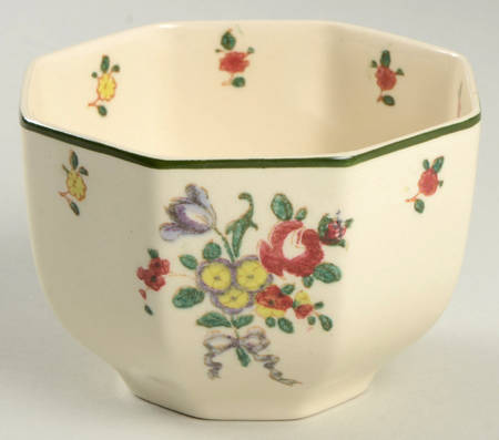 Old Leeds Spray Mini Open Sugar Bowl