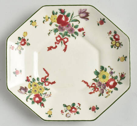 Old Leeds Spray Underplate for Gravy Boat