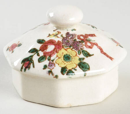 Old Leeds Spray Lid for Small Teapot