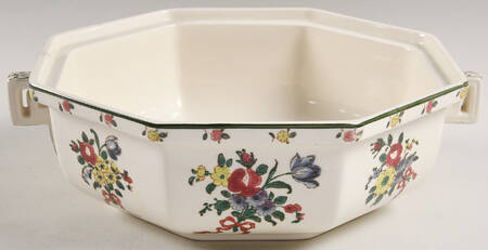 Old Leeds Spray Round Vegetable No Lid