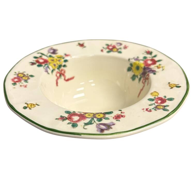 Old Leeds Spray Rim Cereal Bowl