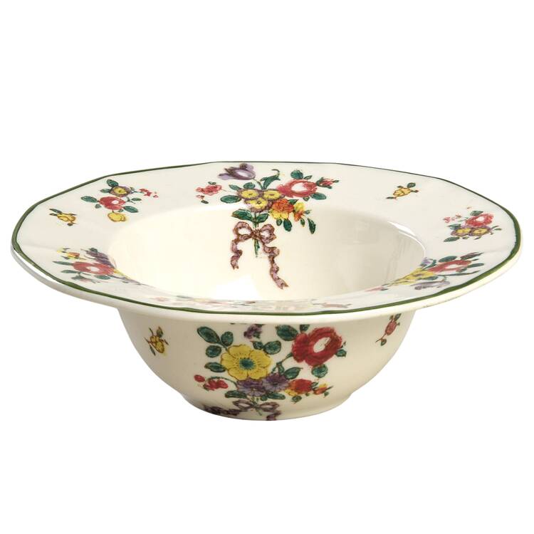 Old Leeds Spray Rim Cereal Bowl