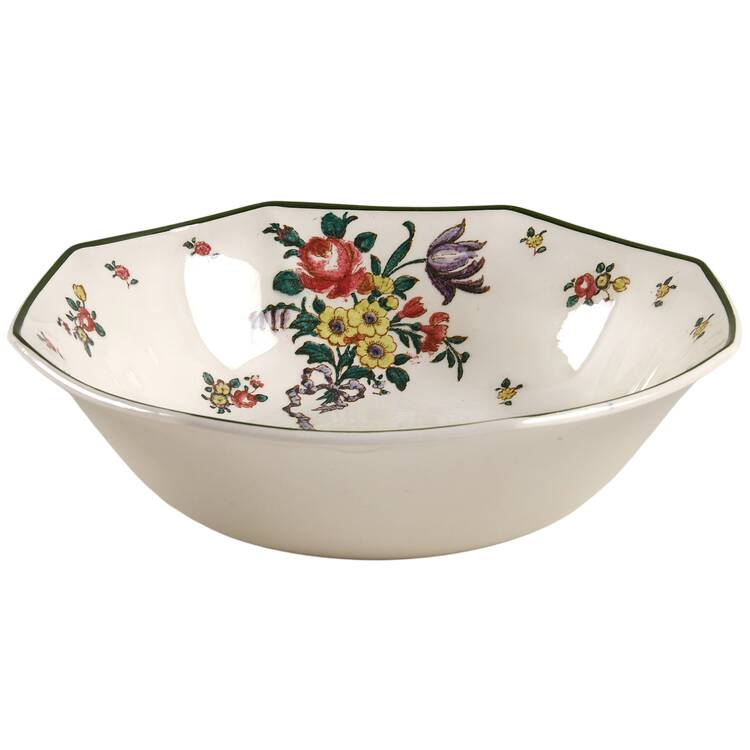 Old Leeds Spray 9" Round Vegetable Bowl
