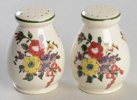 Old Leeds Spray Salt & Pepper Set