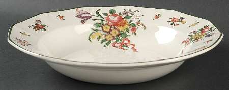 Old Leeds Spray Large Rim Soup Bowl