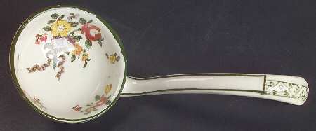 Old Leeds Spray Gravy Ladle Solid Piece