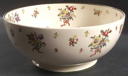 Old Leeds Spray Punch Bowl