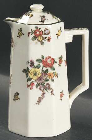 Old Leeds Spray Hot Water Jug & Lid