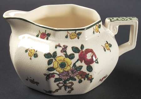 Old Leeds Spray Mini Creamer