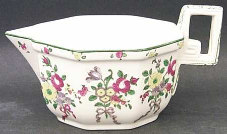 Old Leeds Spray Gravy Boat
