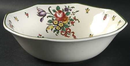 Old Leeds Spray 9" Round Vegetable Bowl