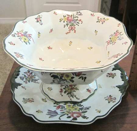 Old Leeds Spray Centerpiece with Underplate