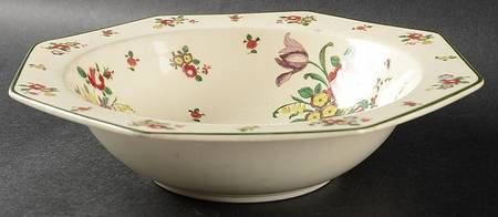 Old Leeds Spray Round Vegetable No Lid