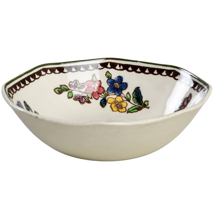 Old Leeds Spray Coupe Cereal Bowl