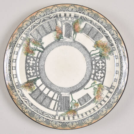 Old Moreton Hall Tea Tile